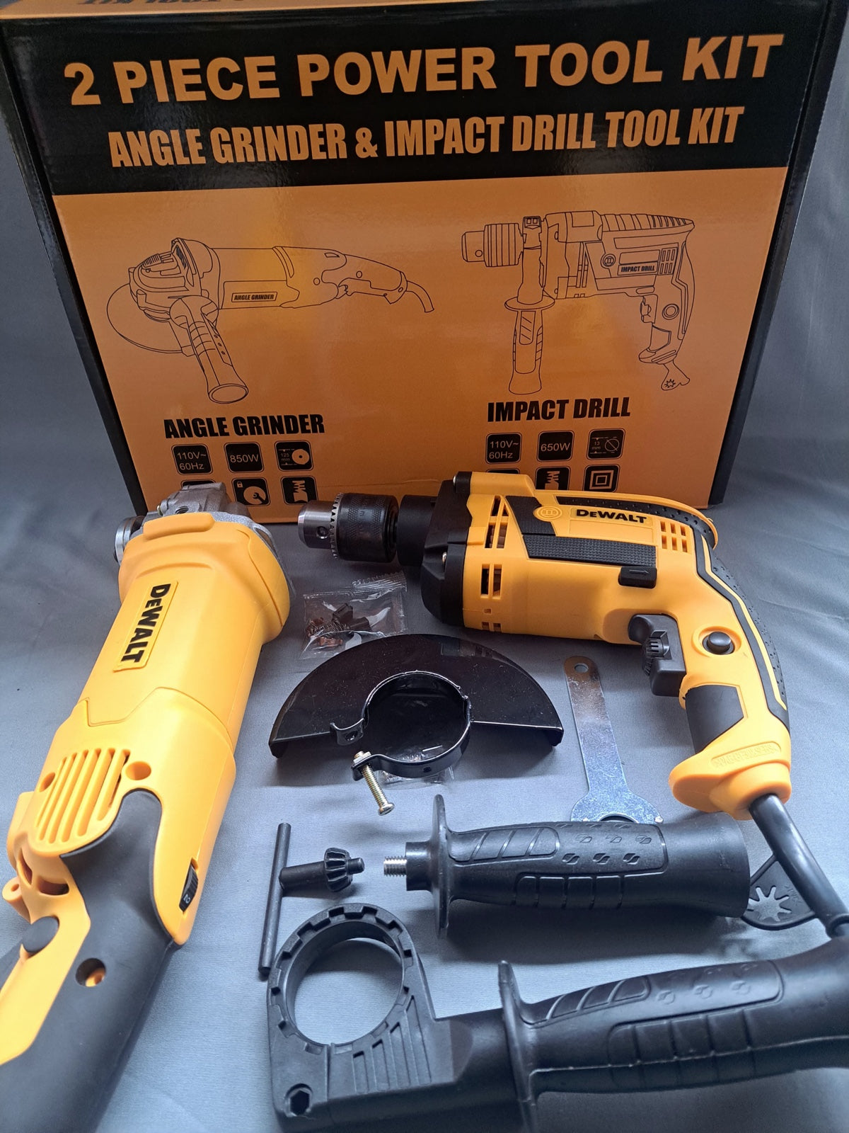 Combo Taladro Pulidora DW caja